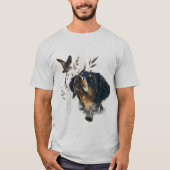 Breton Spaniel, Passie voor Vogels T-shirt (Voorkant)