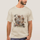 Breton Spaniel, Passie voor Vogels T-shirt (Voorkant)