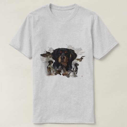 Breton Spaniel, Passie voor Vogels T-shirt (Design voorkant)