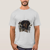 Breton Spaniel, Passie voor Vogels T-shirt (Voorkant)