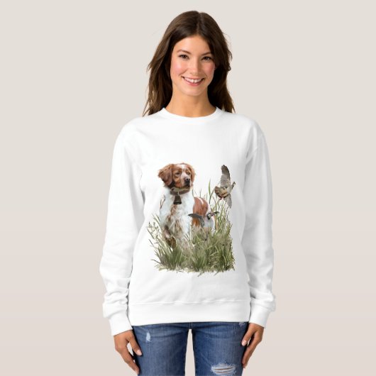 Breton Spaniel Trui (Voorkant volledig)