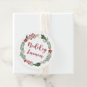 Breton Vrolijk Kerstfeest, Nedeleg laouen, Aangepa Bedankjes Labels (In situ)