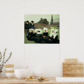 Breton vrouwen zitten op een Pardon Poster (Keuken)