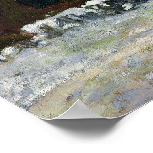 Bretondorp onder sneeuw, 1894 poster (Hoek)