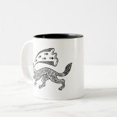 Bretonnem Tweekleurige Koffiemok (Voorkant links)