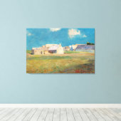 Bretons Village Canvas Afdruk (Insitu (Houten vloer))