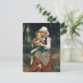Bretonse broer en zus - William Bouguereau Briefkaart (Staand voorkant)