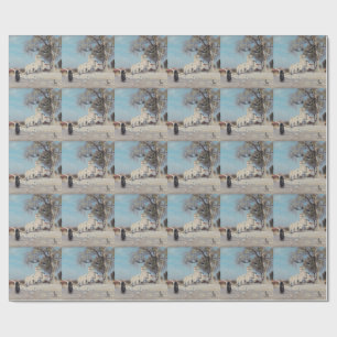 Bretonse Landschapsdorp Architectuur Cadeaupapier