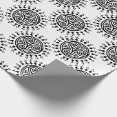 Bretonse triskel en hermijnen cadeaupapier (Hoek)