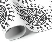 Bretonse triskel en hermijnen cadeaupapier (Rol Hoek)