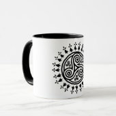 Bretonse triskel en hermijnen mok (Voorkant links)