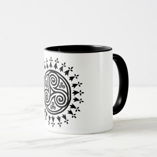 Bretonse triskel en hermijnen mok (Voorkant rechts)
