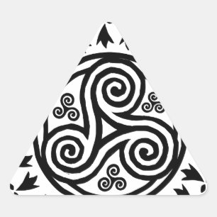 Bretonse triskel en hermijnen sticker