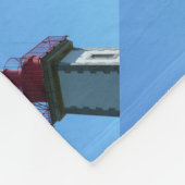 Bretonse vuurtoren fleece deken (Hoek)