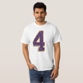 Brett Favre custom Vikings #4 shirt (Voorkant volledig)