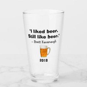 Brett Kavanaugh Hooggerechtshof ik hou van Beer Glas