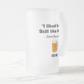 Brett Kavanaugh Hooggerechtshof waar ik van hield Matglas Bierpul (Voorkant rechts)