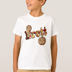 Brett, naam, Logo gemaakt van een opperbevelhebber T-shirt