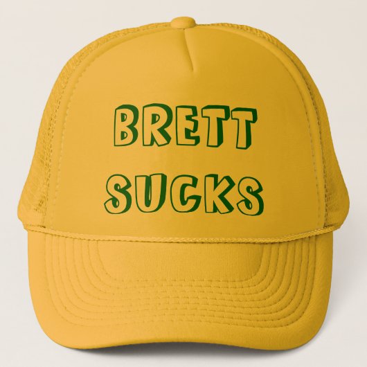 BRETT SUCKS TRUCKER PET (Voorkant)