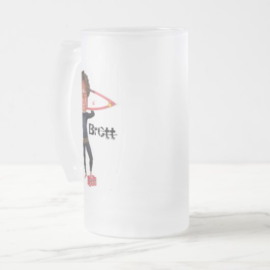 Brett Surf Matglas Bierpul (Voorkant links)