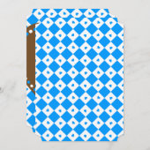 Brettchen Oktoberfest Einladung Kaart (Voorkant / Achterkant)