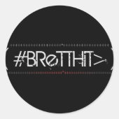 BrettHit Sticker (Rounded) (Voorkant)