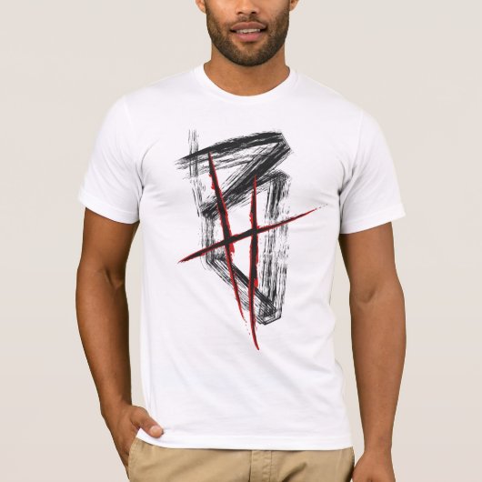 BrettHit | T-Shirt | [Black/Red/White] (Voorkant)