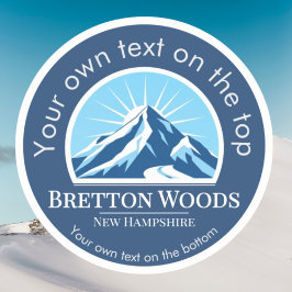 Bretton Bossen New Hampshire skigebied resort Sticker