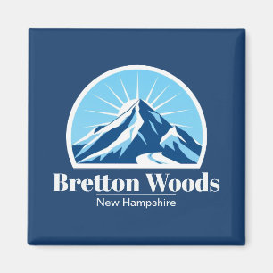 Bretton Bossen New Hampshire skigebied souvenir Magneet