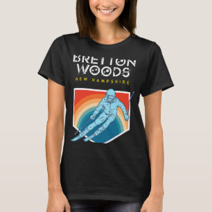 Bretton Bossen New Hampshire USA Ski Resort BACK P T-shirt