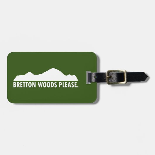 Bretton Woods graag Bagagelabel (Voorkant horizontaal)