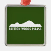 Bretton Woods graag Metalen Ornament (Voorkant)