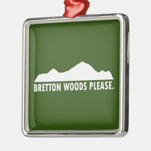 Bretton Woods graag Metalen Ornament (Links)