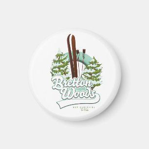 Bretton Woods New Hampshire ski logo Magneet