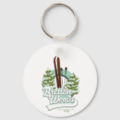 Bretton Woods New Hampshire ski logo Sleutelhanger (Voorkant)