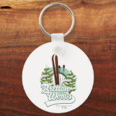 Bretton Woods New Hampshire ski logo Sleutelhanger (Voorkant)