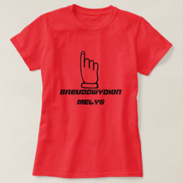 breuddwydion melys - zoete droom t-shirt