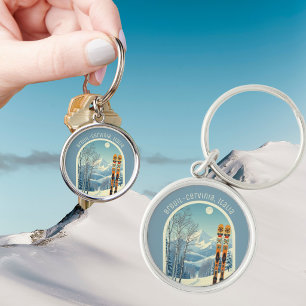 Breuil Cervinia Valtournenche italy ski Magneet Sleutelhanger