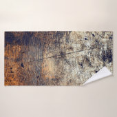 breuk van de textuurgrunge nood badhanddoek (Badhanddoek)