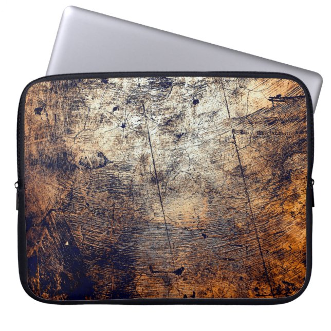 breuk van de textuurgrunge nood laptop sleeve (Voorkant)