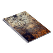 breuk van de textuurgrunge nood notitieboek (Rechterzijde)