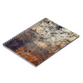 breuk van de textuurgrunge nood notitieboek (Linkerzijde)