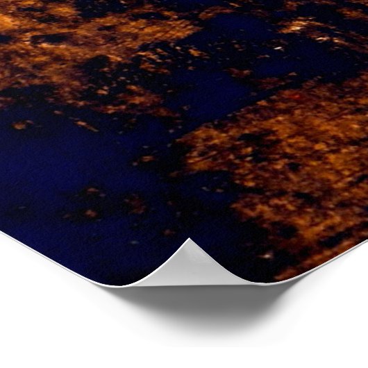 breuk van de textuurgrunge nood poster (Hoek)