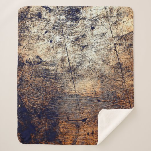 breuk van de textuurgrunge nood sherpa deken (Voorkant)