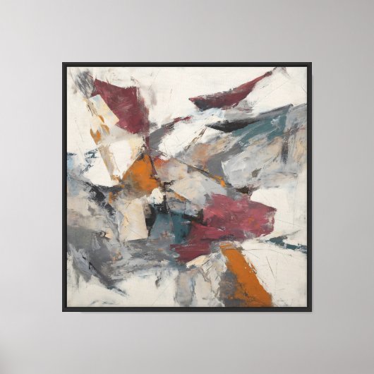 Breuk van Gemeten Kalmte Canvas Afdruk (Voorkant)