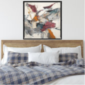 Breuk van Gemeten Kalmte Canvas Afdruk (Insitu (Slaapkamer))