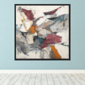 Breuk van Gemeten Kalmte Canvas Afdruk (Insitu (Houten vloer))