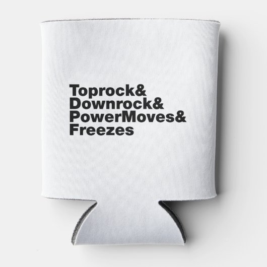 Breukbewegingen (Breakdansen) Blikjeskoeler (Voorkant)