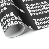 Breukbewegingen (Breakdansen) Cadeaupapier (Rol Hoek)