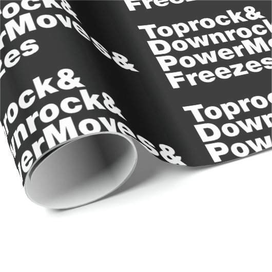 Breukbewegingen (Breakdansen) Cadeaupapier (Rol Hoek)